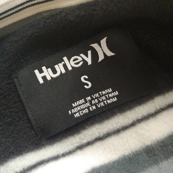 HURLEY NEW boys Artic Fleece Full Zip Hoodie Shacket - Picture 9 of 13